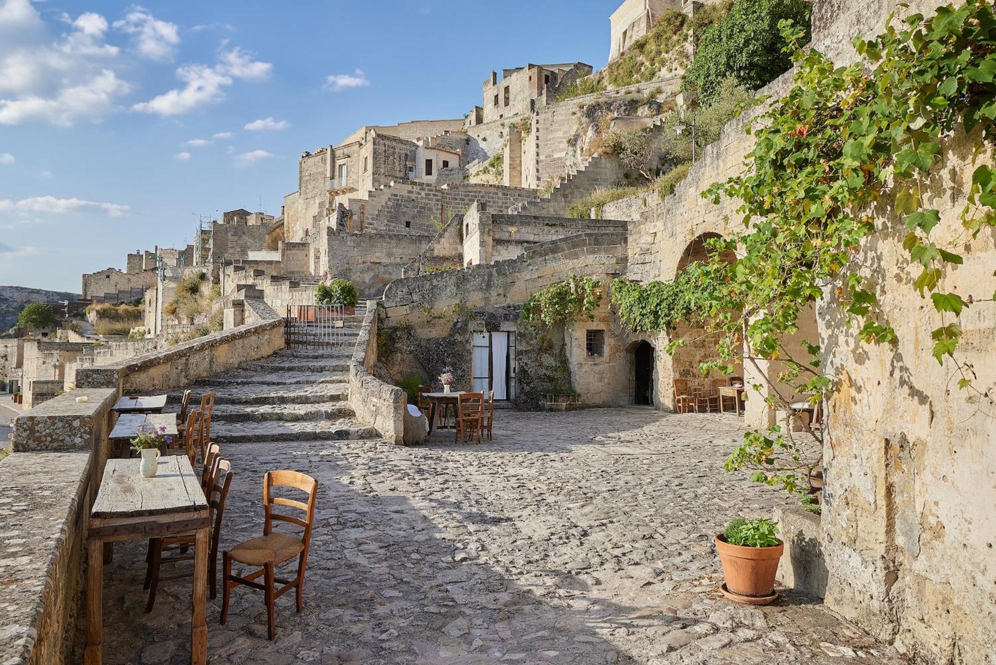 Sextantio Le Grotte Della Civita Matera Esterno foto